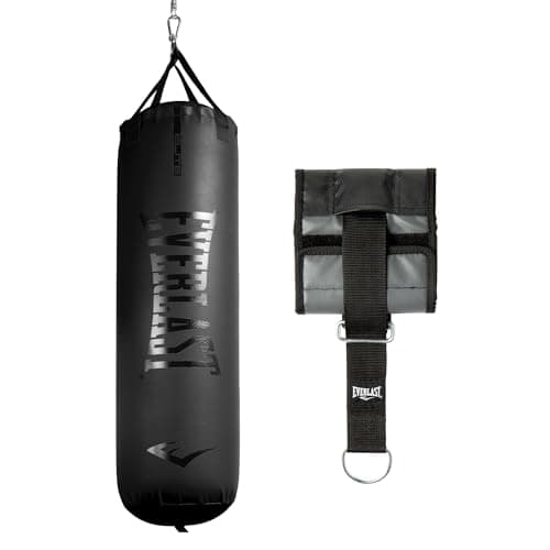 Everlast Elite 2 70 lb Heavy Bag and Wood Beam Hanger — Amazon product photo